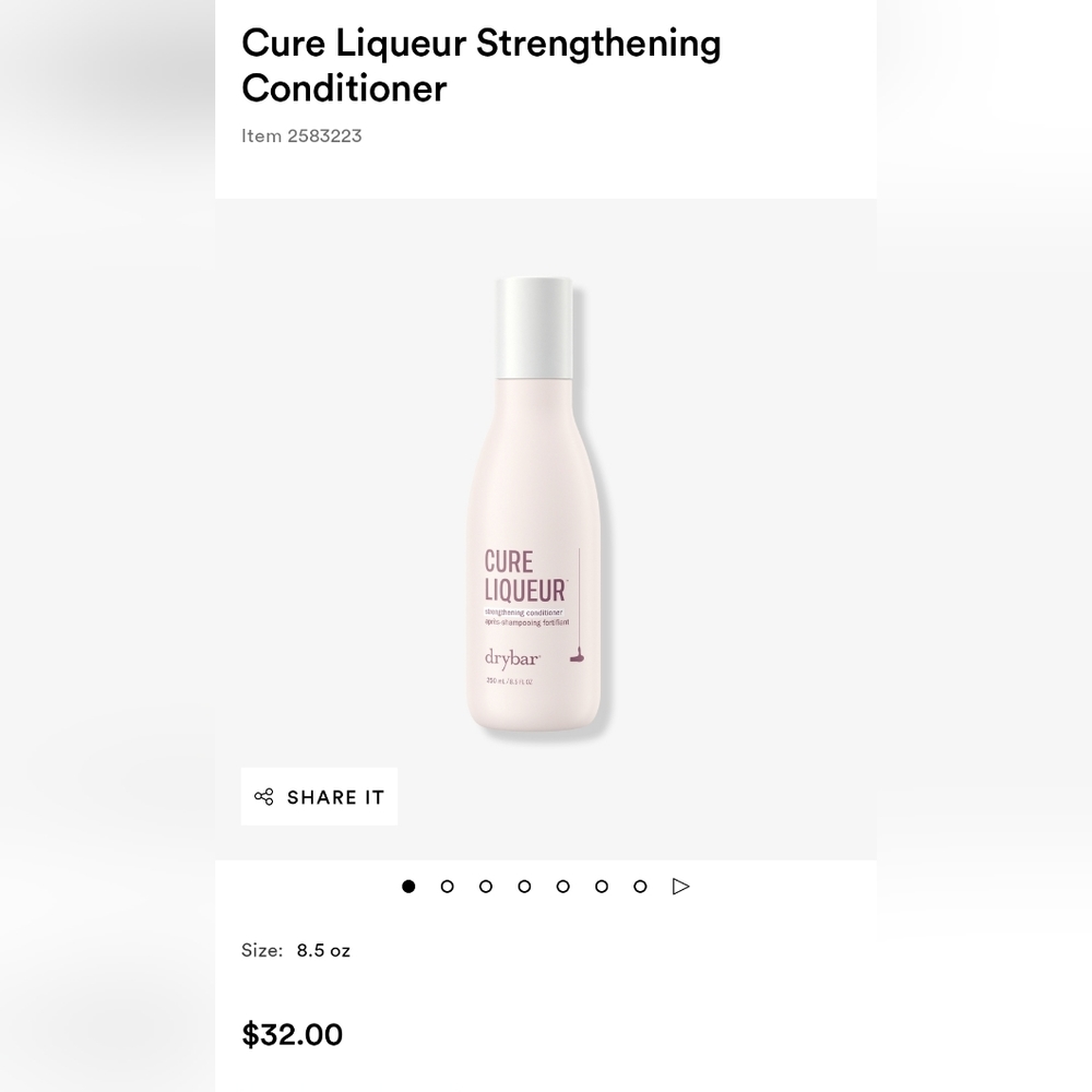 Drybar Cure Liqueur Shampoo and Conditioner with Gin Twist Curl Cream - Picture 3 of 15